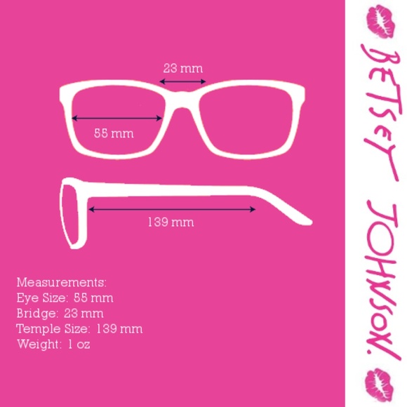 Betsey Johnson ~ Rosey Hearts Sunglasses - Picture 5 of 6